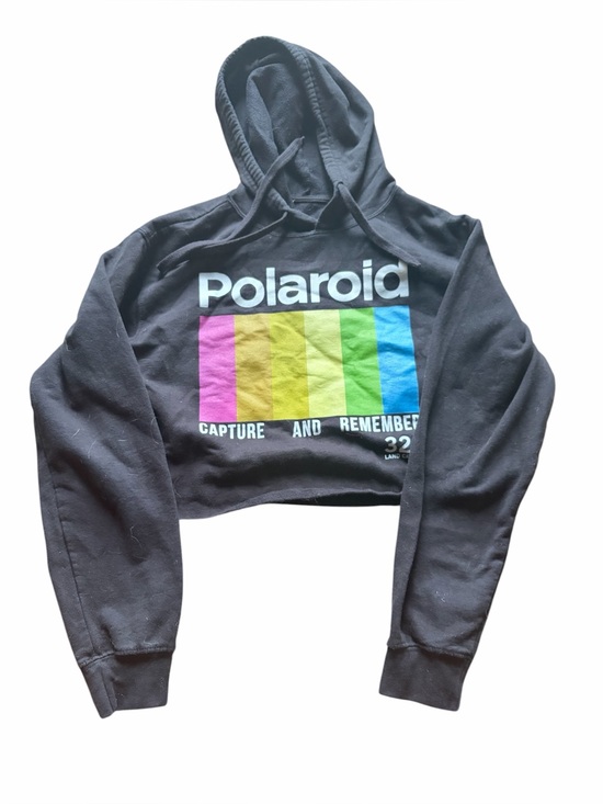 Polaroid Tops - Polaroid Black Graphic Logo Pullover